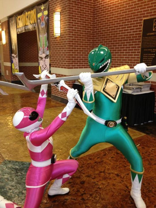 This is an awesome picture! Really like how the Green Ranger is battling with Zedd's Z-staff_ #SonGokuKakarot